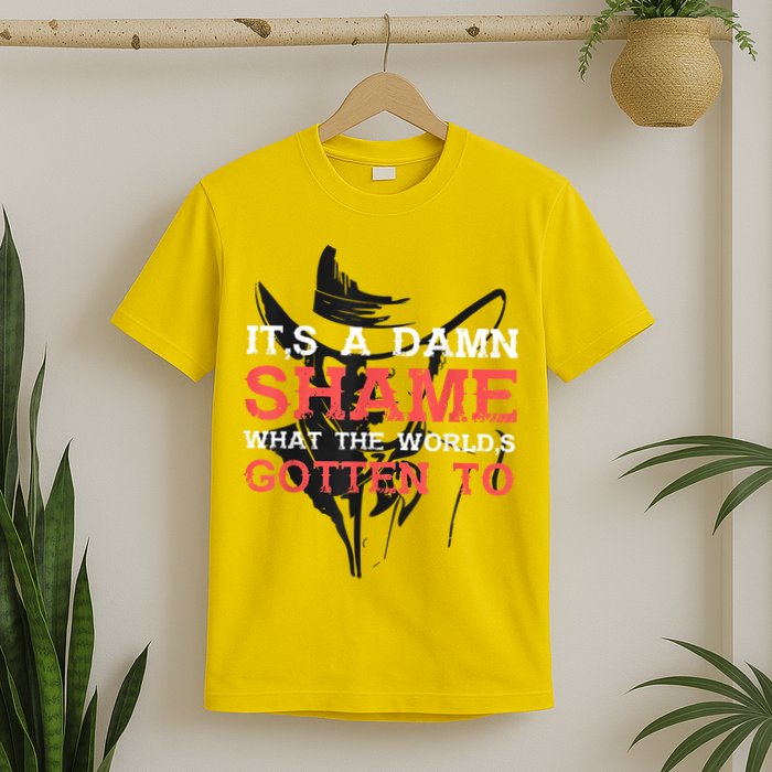 Oliver Anthony Its A Damn Shame What The Worlds Gotten To T-Shirt