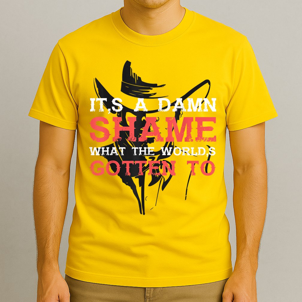 Oliver Anthony Its A Damn Shame What The Worlds Gotten To T-Shirt