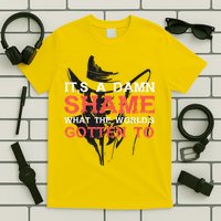 Oliver Anthony Its A Damn Shame What The Worlds Gotten To T-Shirt