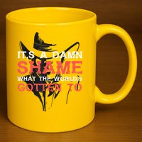 Oliver Anthony Its A Damn Shame What The Worlds Gotten To 11oz C Handle Ceramic Mug