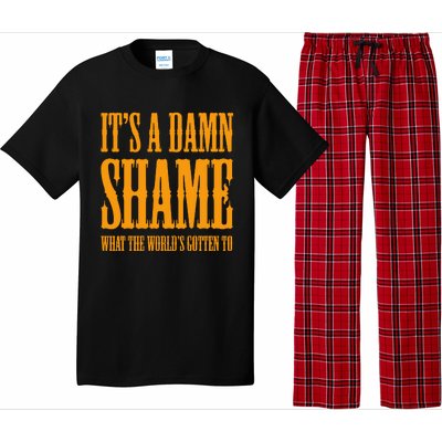 Oliver Anthony Its A Damn Shame What The Worlds Gotten To Pajama Set