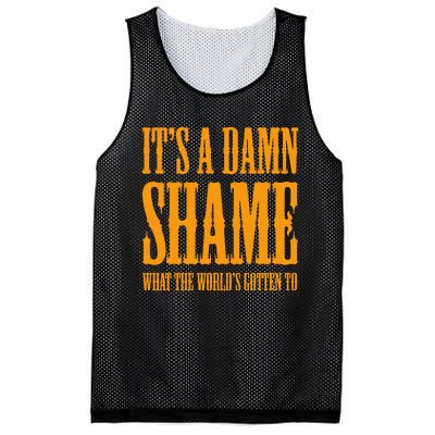 Oliver Anthony Its A Damn Shame What The Worlds Gotten To Mesh Reversible Basketball Jersey Tank