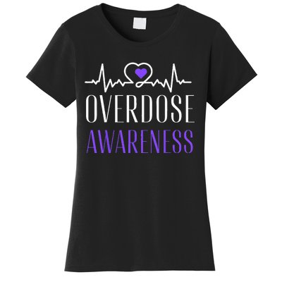 Overdose Awareness I Wear Purple For My Son for Overdose Women's T-Shirt