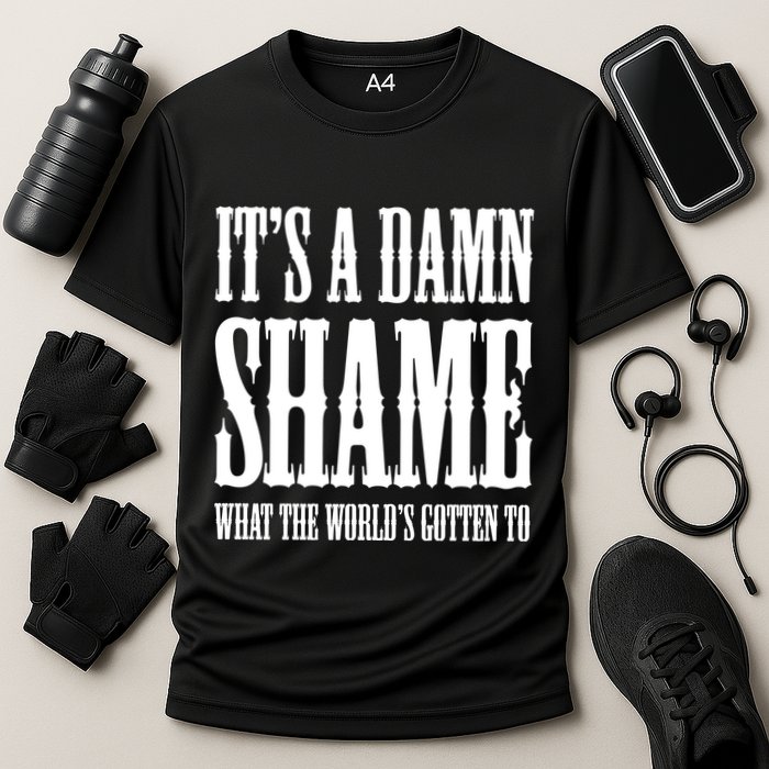 Oliver Anthony Its A Damn Shame What The Worlds Gotten To Performance Shirt