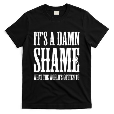 Oliver Anthony Its A Damn Shame What The Worlds Gotten To T-Shirt