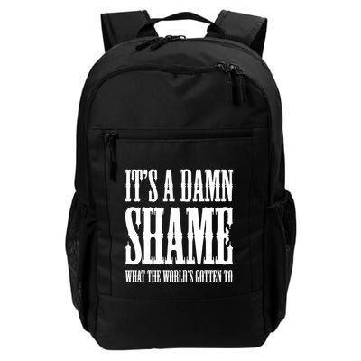 Oliver Anthony Its A Damn Shame What The Worlds Gotten To Backpack