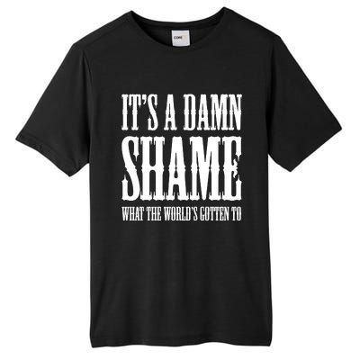 Oliver Anthony Its A Damn Shame What The Worlds Gotten To Tall Fusion ChromaSoft Performance T-Shirt