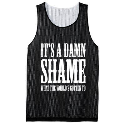 Oliver Anthony Its A Damn Shame What The Worlds Gotten To Mesh Reversible Basketball Jersey Tank