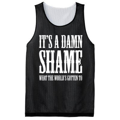 Oliver Anthony Its A Damn Shame What The Worlds Gotten To Mesh Reversible Basketball Jersey Tank