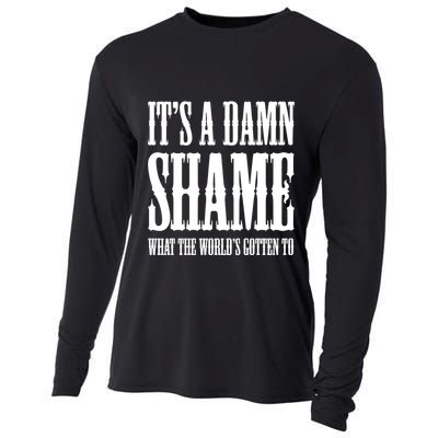 Oliver Anthony Its A Damn Shame What The Worlds Gotten To Cooling Performance Long Sleeve Crew