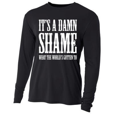 Oliver Anthony Its A Damn Shame What The Worlds Gotten To Cooling Performance Long Sleeve Crew