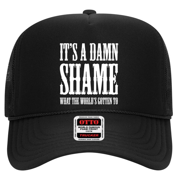 Oliver Anthony Its A Damn Shame What The Worlds Gotten To Trucker Hat