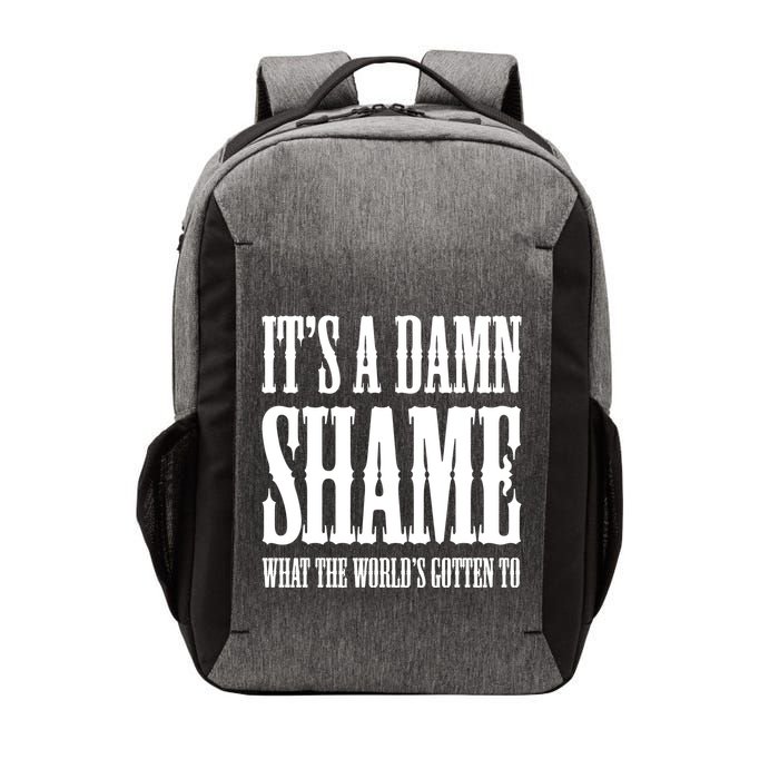Oliver Anthony Its A Damn Shame What The Worlds Gotten To Vector Backpack