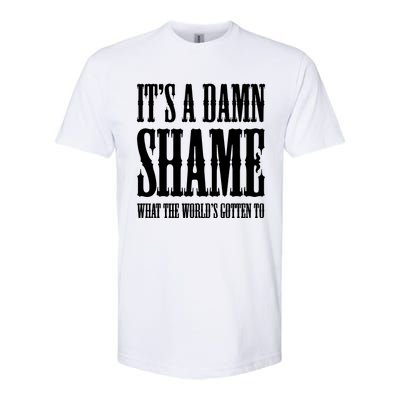 Oliver Anthony Its A Damn Shame What The Worlds Gotten To Softstyle CVC T-Shirt