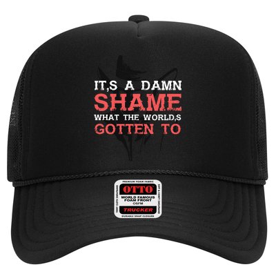 Oliver Anthony Its A Damn Shame What The Worlds Gotten To Trucker Hat