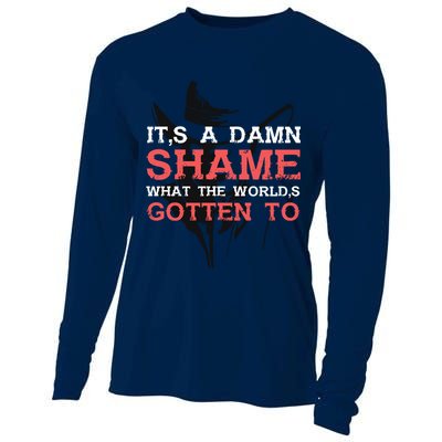Oliver Anthony Its A Damn Shame What The Worlds Gotten To Cooling Performance Long Sleeve Crew