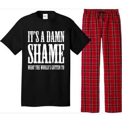 Oliver Anthony Its A Damn Shame What The Worlds Gotten To Pajama Set