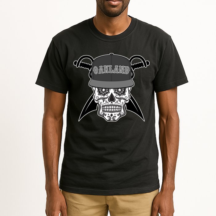 Oakland Day of The Dead Sugar Skull Tall T-Shirt