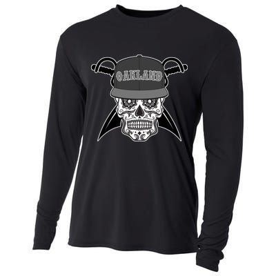 Oakland Day of The Dead Sugar Skull Cooling Performance Long Sleeve Crew
