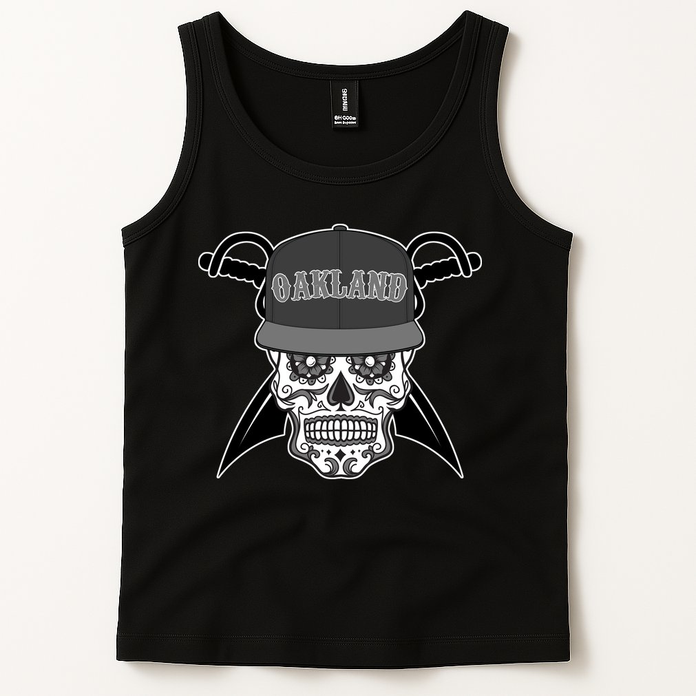 Oakland Day of The Dead Sugar Skull Tank Top