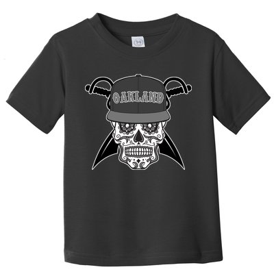 Oakland Day of The Dead Sugar Skull Toddler T-Shirt