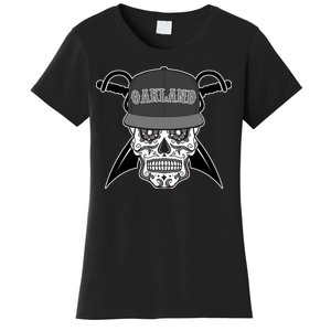 Oakland Day of The Dead Sugar Skull Women's T-Shirt