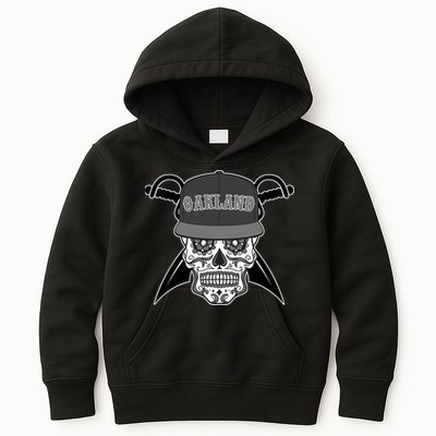 Oakland Day of The Dead Sugar Skull Kids Hoodie