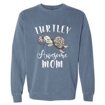 Ocean Animal Lover Mom Mothers Day Gift Idea Turtle Garment-Dyed Sweatshirt