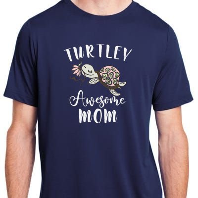 Ocean Animal Lover Mom Mothers Day Gift Idea Turtle Adult ChromaSoft Performance T-Shirt