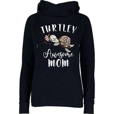 Ocean Animal Lover Mom Mothers Day Gift Idea Turtle Womens Funnel Neck Pullover Hood