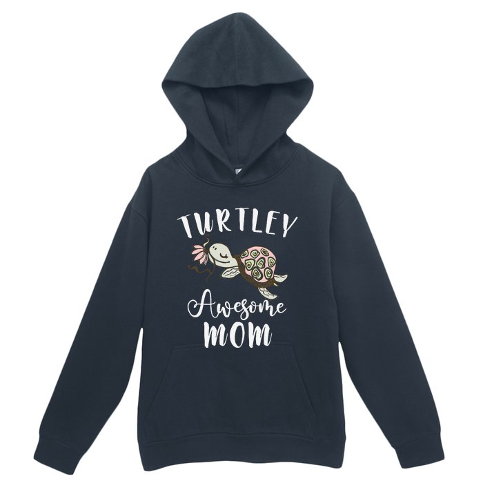 Ocean Animal Lover Mom Mothers Day Gift Idea Turtle Urban Pullover Hoodie