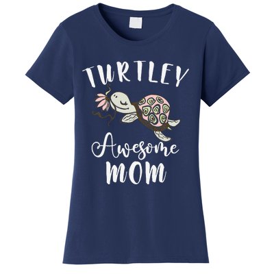 Ocean Animal Lover Mom Mothers Day Gift Idea Turtle Women's T-Shirt