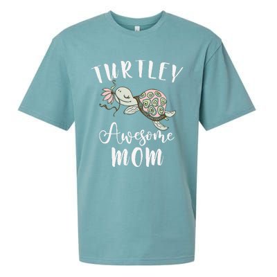 Ocean Animal Lover Mom Mothers Day Gift Idea Turtle Sueded Cloud Jersey T-Shirt