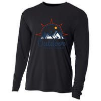 Outdoor Adventures Logo Cooling Performance Long Sleeve Crew