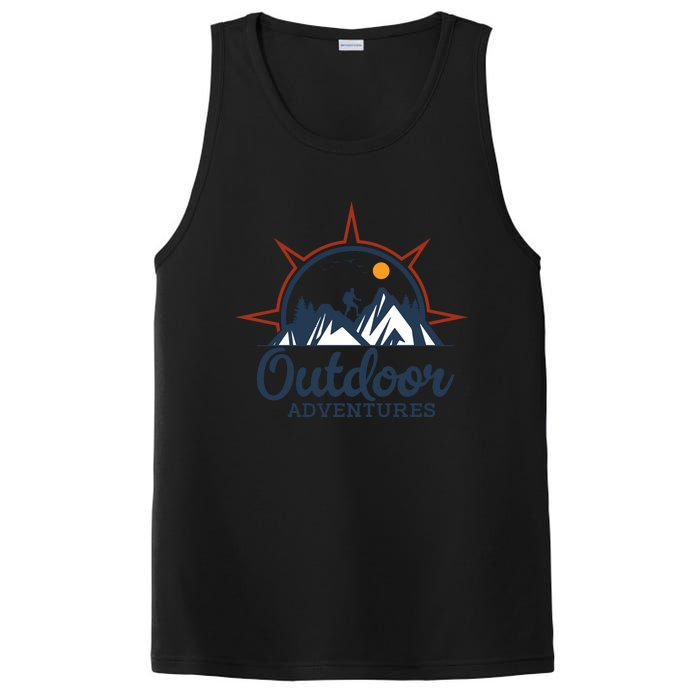 Outdoor Adventures Logo PosiCharge Competitor Tank