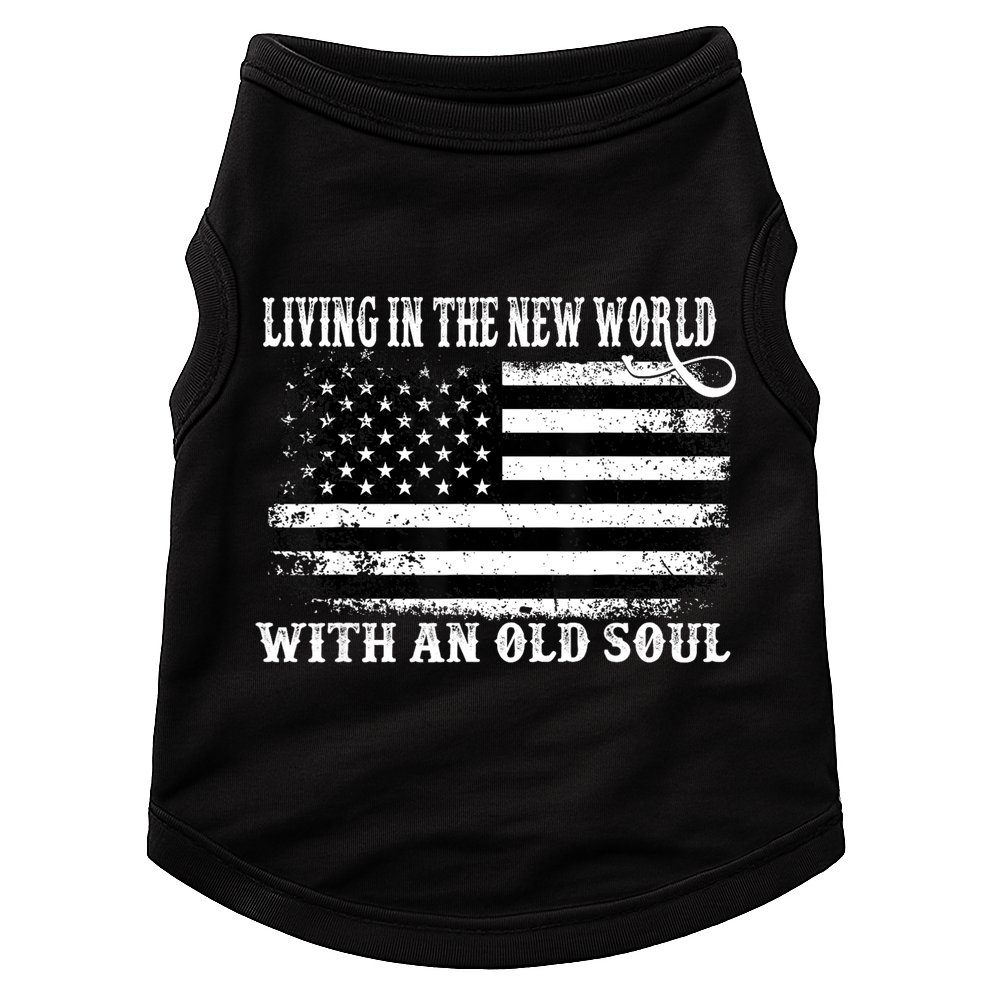 Oliver Anthony Livin In The New World With An Old Soul Doggie Tank