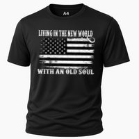 Oliver Anthony Livin In The New World With An Old Soul Cooling Performance Crew T-Shirt