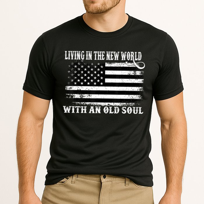 Oliver Anthony Livin In The New World With An Old Soul Cooling Performance Crew T-Shirt