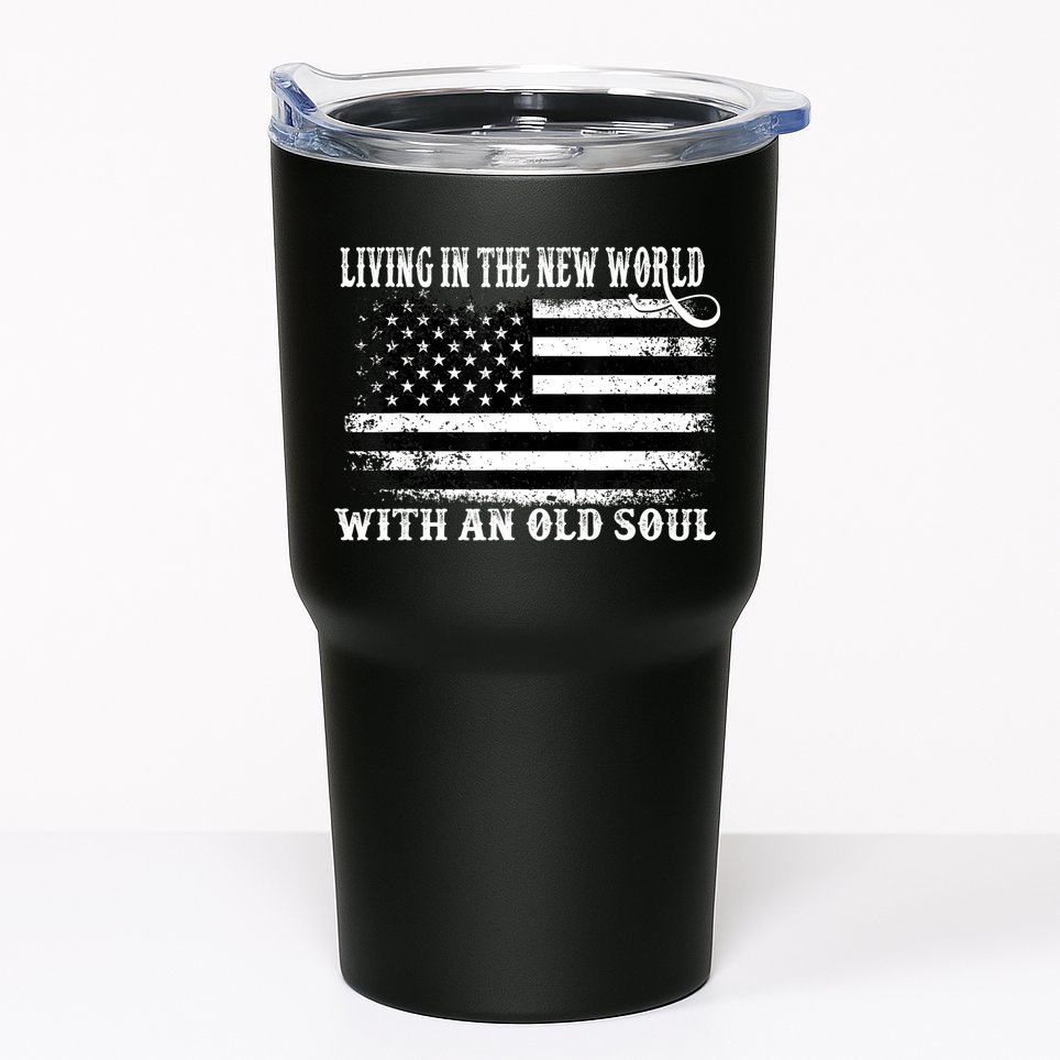 Oliver Anthony Livin In The New World With An Old Soul Tumbler