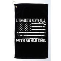 Oliver Anthony Livin In The New World With An Old Soul Golf Towel