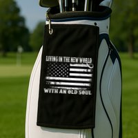 Oliver Anthony Livin In The New World With An Old Soul Golf Towel