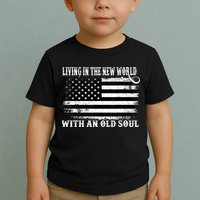 Oliver Anthony Livin In The New World With An Old Soul Toddler T-Shirt