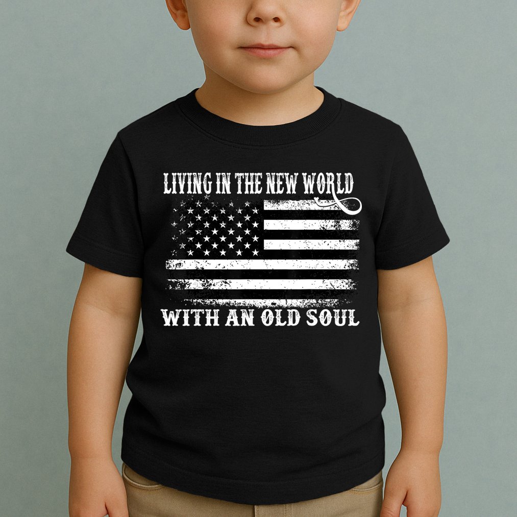 Oliver Anthony Livin In The New World With An Old Soul Toddler T-Shirt