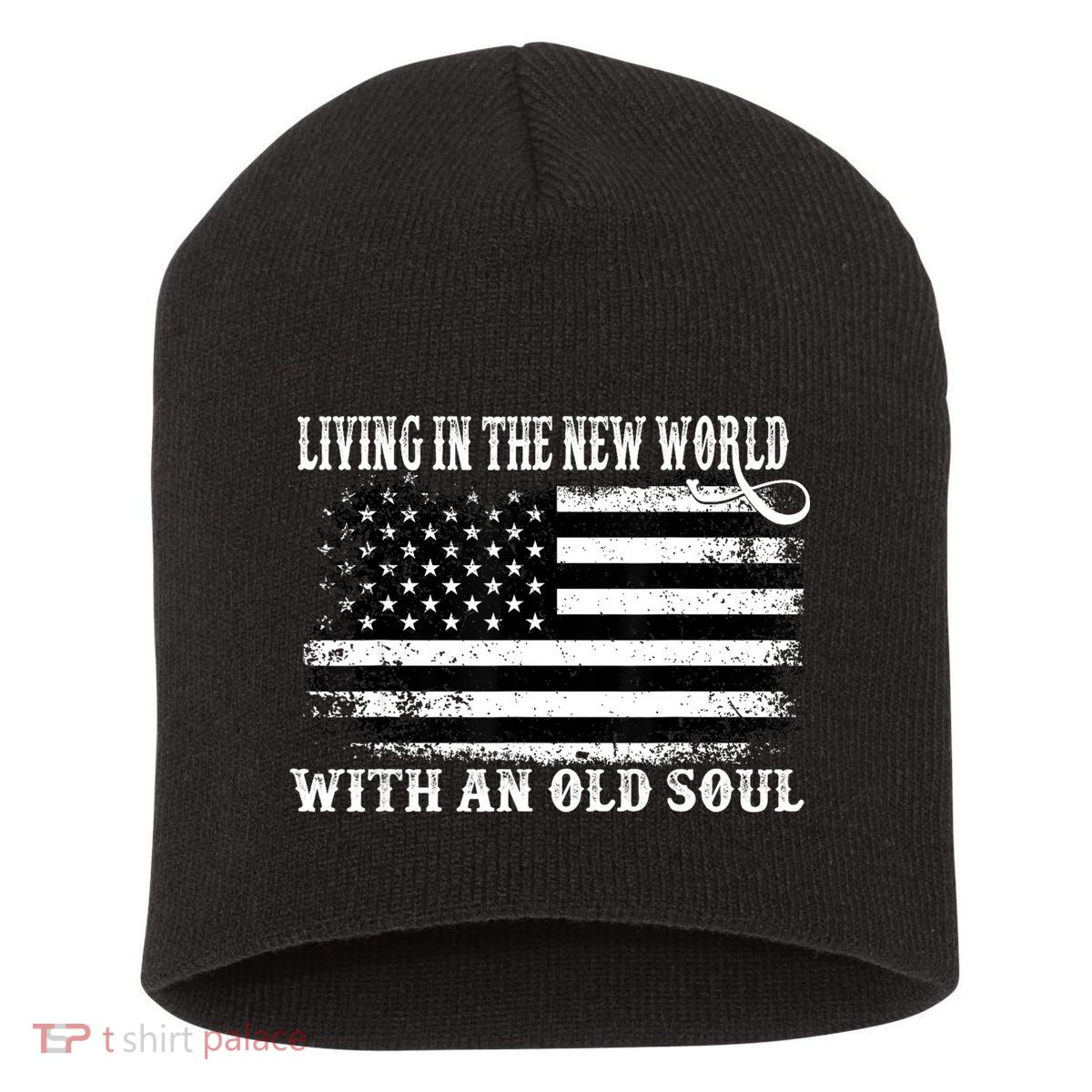 Oliver Anthony Livin In The New World With An Old Soul Short Acrylic Beanie