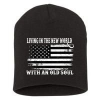 Oliver Anthony Livin In The New World With An Old Soul Short Acrylic Beanie
