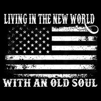 Oliver Anthony Livin In The New World With An Old Soul Short Acrylic Beanie
