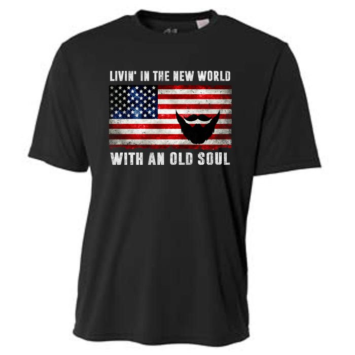 Oliver Anthony Livin In The New World With An Old Soul Cooling Performance Crew T-Shirt