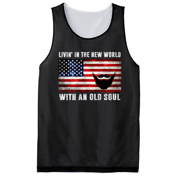 Oliver Anthony Livin In The New World With An Old Soul Mesh Reversible Basketball Jersey Tank