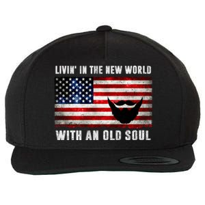 Oliver Anthony Livin In The New World With An Old Soul Wool Snapback Cap