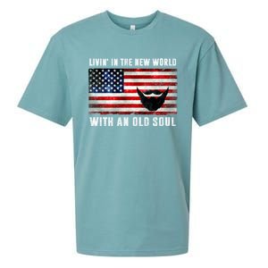 Oliver Anthony Livin In The New World With An Old Soul Sueded Cloud Jersey T-Shirt